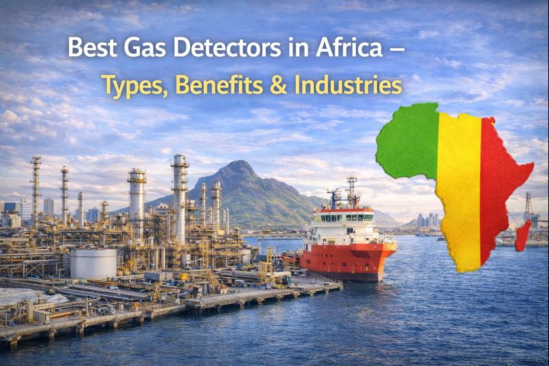 Best gas detectors in Africa used for industrial gas safety and leak detection