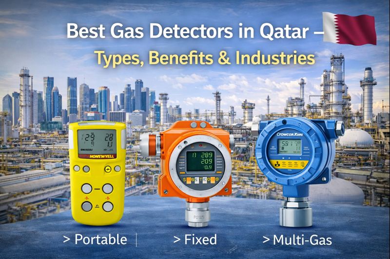 Best gas detectors in Qatar for industrial gas safety and leak detection